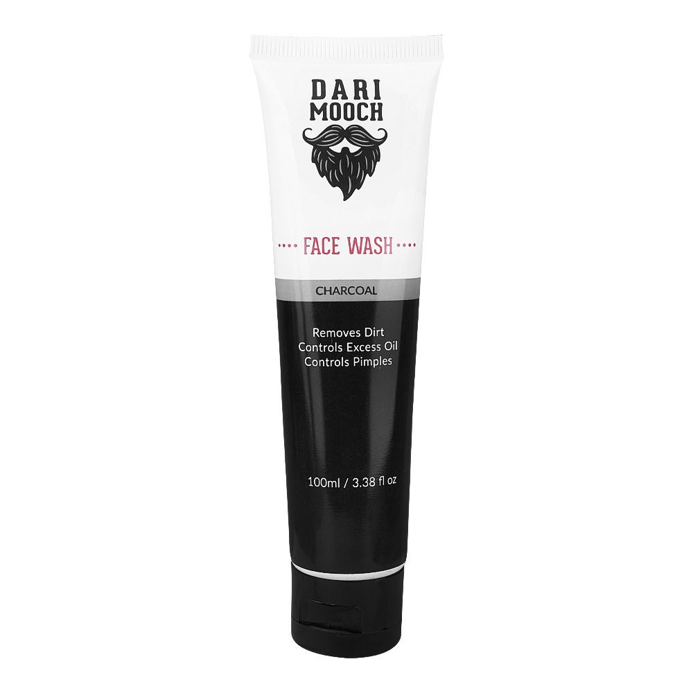 Dari Mooch Charcoal Face Wash 100ml β Deep Cleansing Oil Control