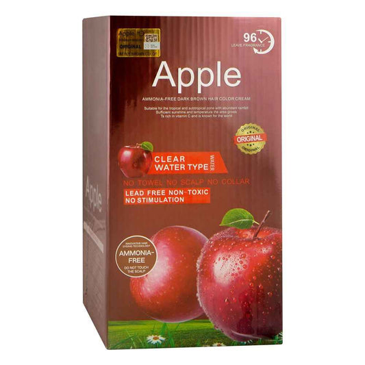 Apple Hair Color Shampoo – Dark Brown (1000ml) | Imported from China