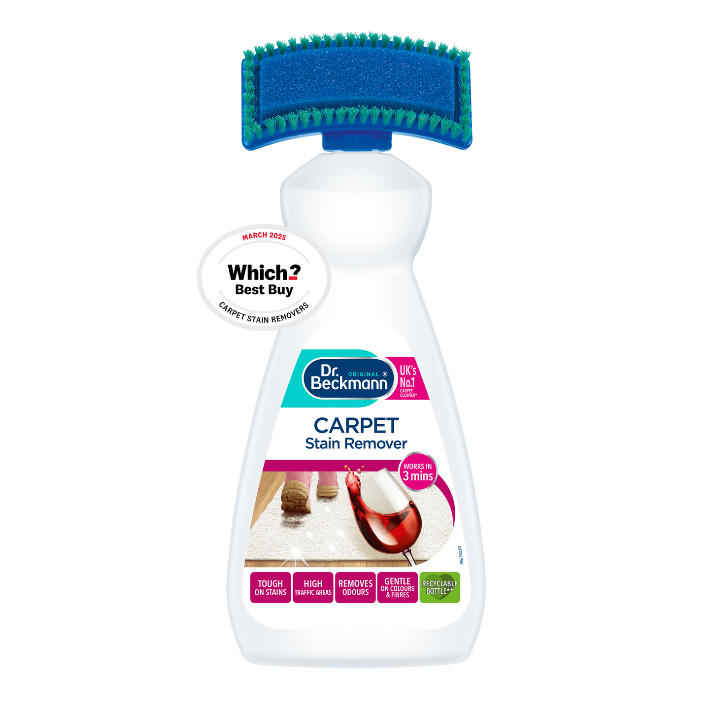 UltraClean Carpet Stain Remover Spray โ Professional Strength, Pet & Kid Safe, Enzyme-Powered Odor Eliminator (32 oz)