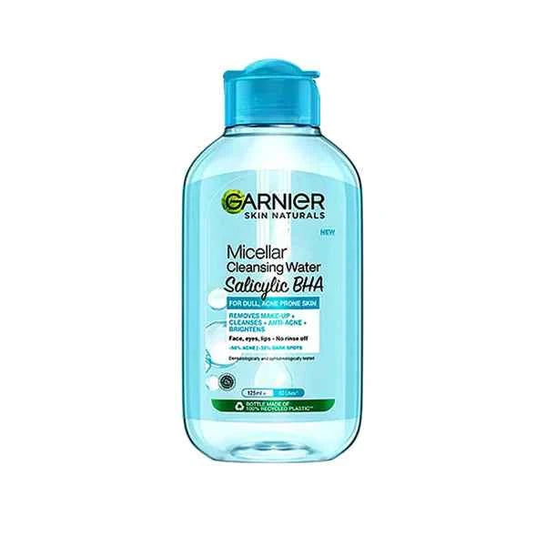 Garnier Salicylic BHA Micellar Cleansing Water 125 ml – Acne‑Prone, Oil‑Control, Fragrance‑Free | ukbay.pk Pakistan