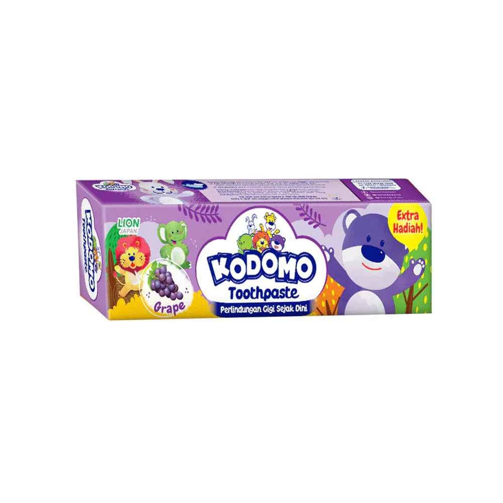 Kodomo Grape Toothpaste 45 g – Fluoride & Xylitol Kids Formula | Gentle Cavity Care