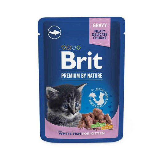 Brit Premium - Gravy - White Fish for Kittens - 100g