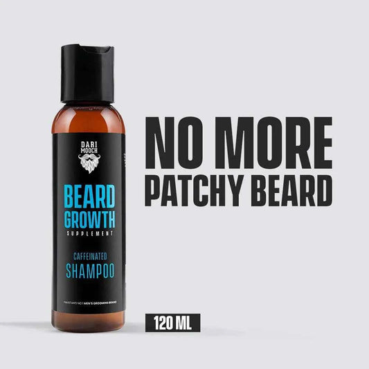 Dari Mooch Beard Growth Shampoo 120ml β Supplement Infused Formula for Thicker Beard