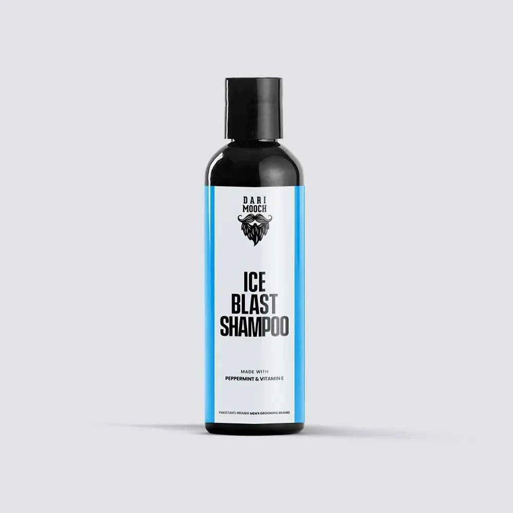Dari Mooch Ice Blast Shampoo 180ml β Cooling & Refreshing Hair Wash for Men