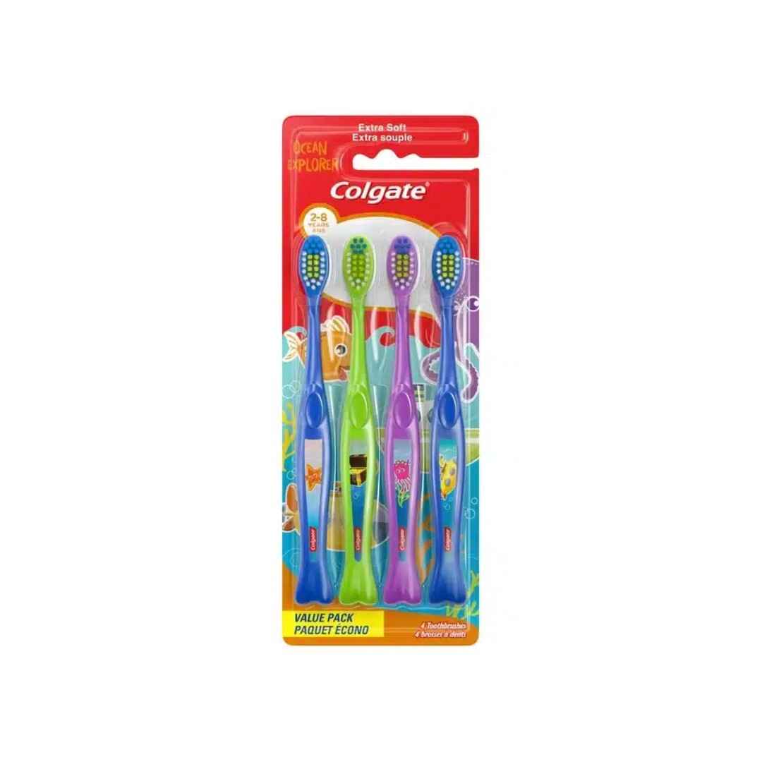 Colgate - Kids - Tooth Brush - Ocean Exploers - Pack of 4