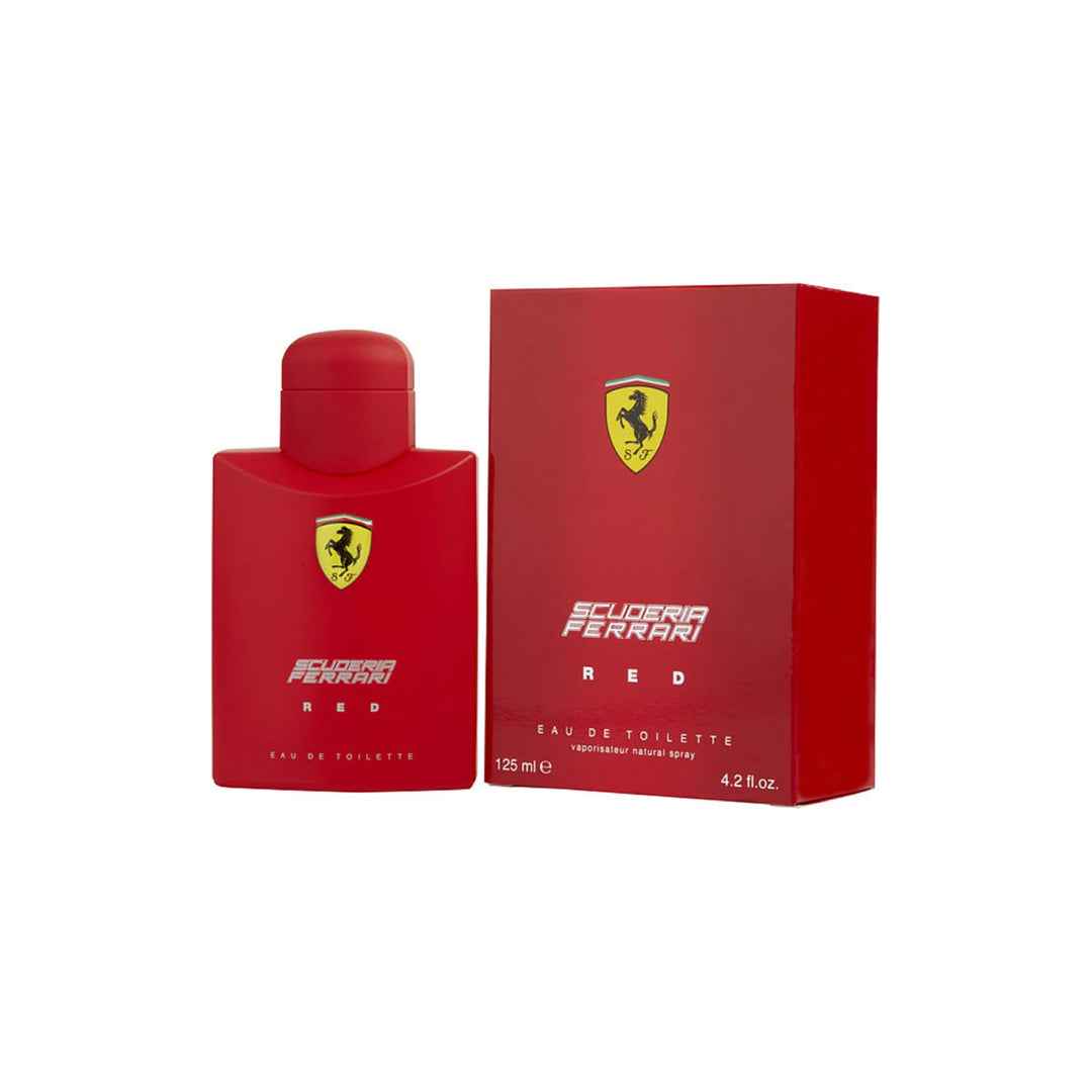 Ferrari Scuderia Red Men EDT 125 ml – Energizing Citrus & Woody Aromatic Fragrance