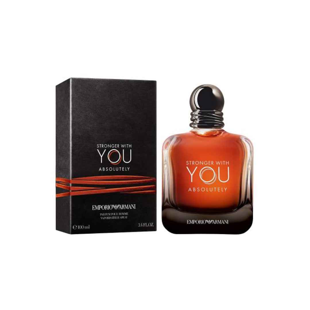Buy Giorgio Armani Stronger With You Absolutely Eau de Parfum 100 ml – Warm, Spicy Amber‑Woody Cologne for Men