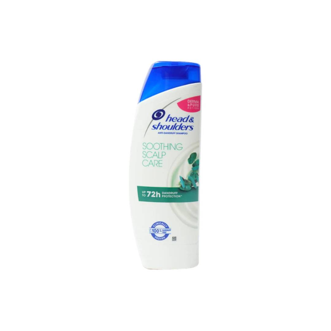 Head & Shoulders Itchy Scalp Anti-Dandruff Shampoo โ 400ml with Eucalyptus for Instant Relief & Flake-Free Hair