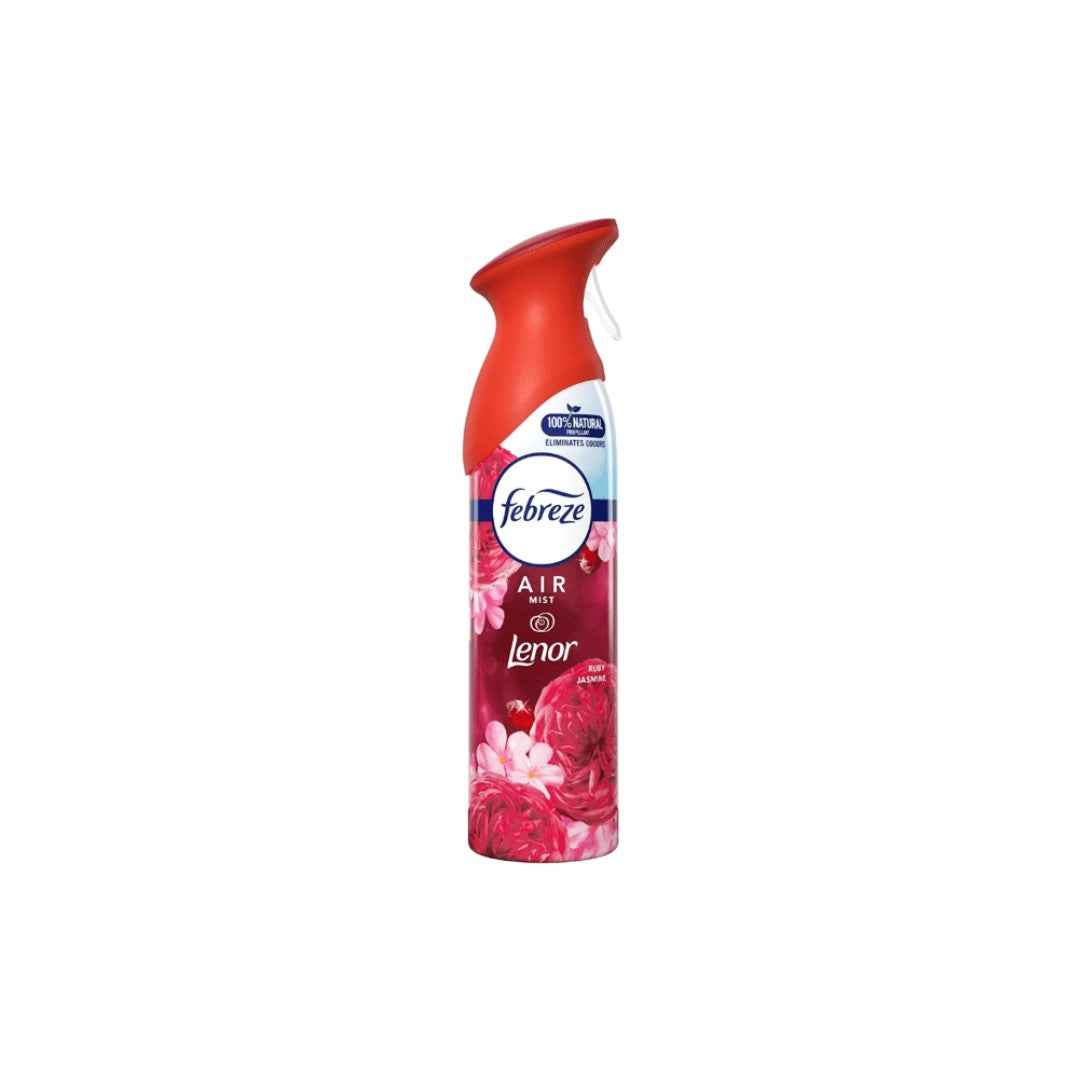 Febreze Air Mist Ruby Jasmine Air Freshener Spray – 185ml (UK) | Odour-Eliminating Room Spray with Exotic Floral Fragrance
