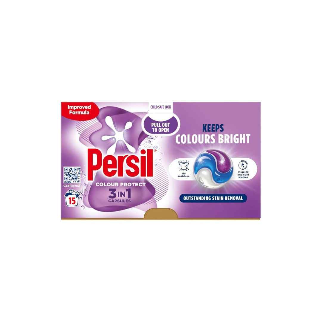 Persil 3 in 1 Washing Capsules Non Bio – Outstanding Stain Remover | Color Bright