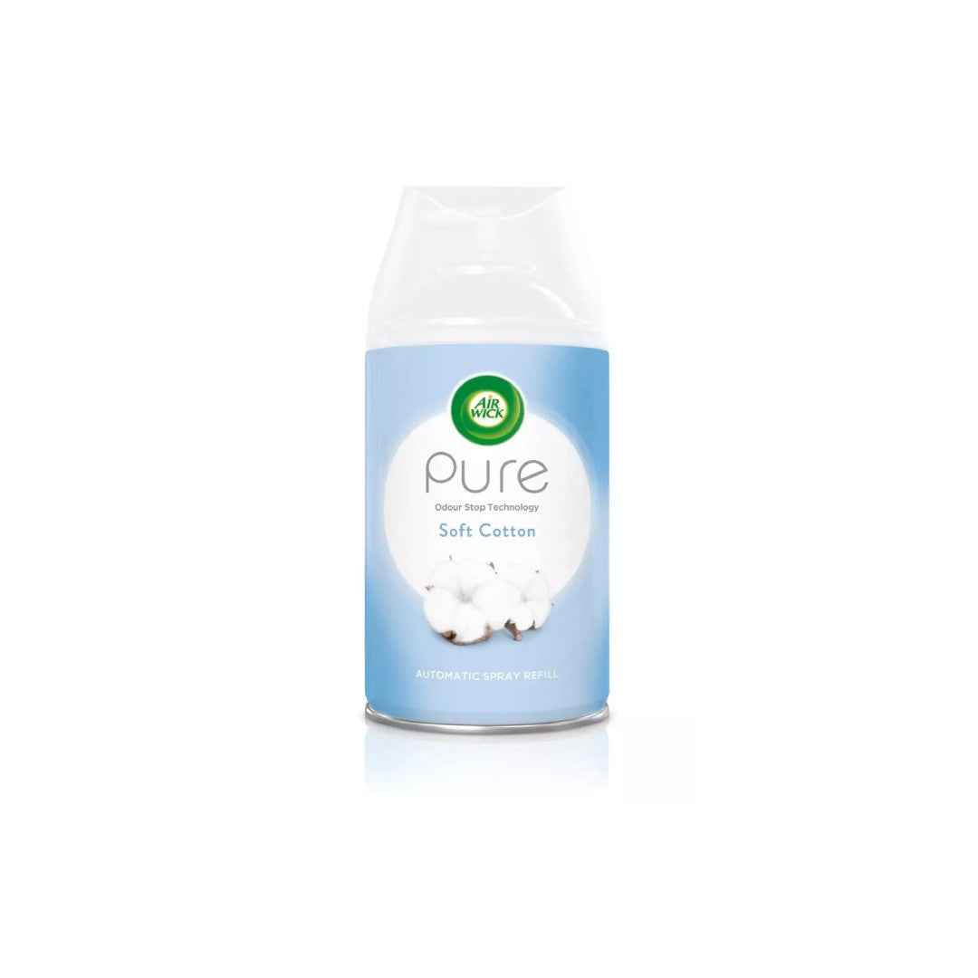 Air Wick Freshmatic Refill β Soft Cotton | Automatic Air Freshener Spray | Long-Lasting 250ml Room Fragrance