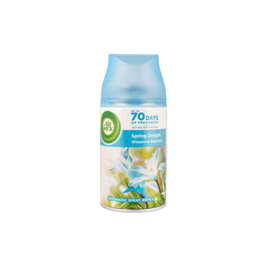 Air Wick Freshmatic Refill – Spring Delight | 250ml Automatic Air Freshener Spray | Seasonal Floral Aroma for Home & Office
