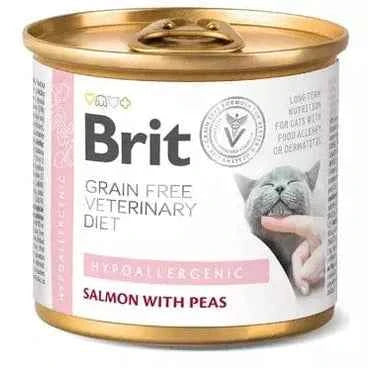 Brit Veterinary Diet Hypoallergenic – Salmon with Peas (200g)