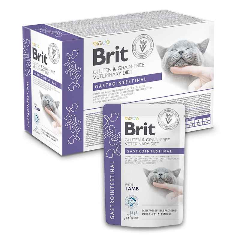 Brit Veterinary Diet Gastrointestinal – Lamb in Gravy (85g)