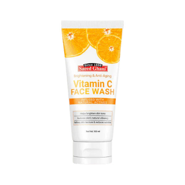 Saeed Ghani Vitamin C Face Wash 60ml – Brightening & Refreshing Cleanser