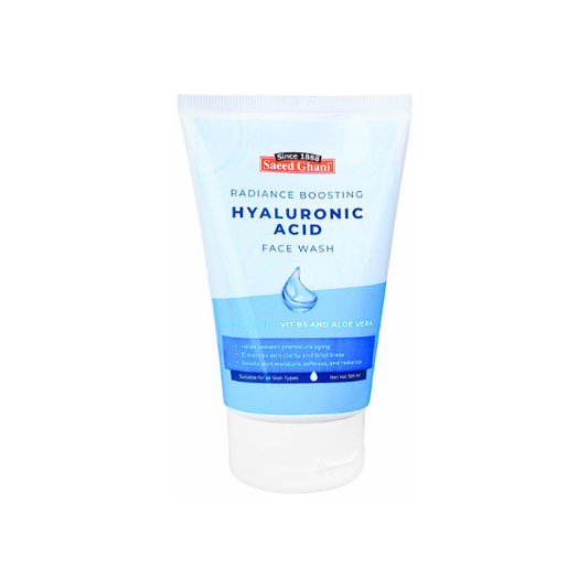 Saeed Ghani Hyaluronic Acid Face Wash – Deep Hydration & Gentle Cleansing for Smooth Skin