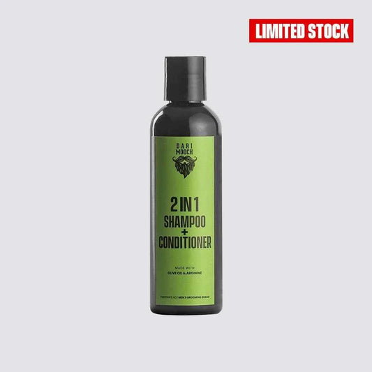 Dari Mooch 2 in 1 Shampoo & Conditioner 180ml – Daily Hair Care for Men
