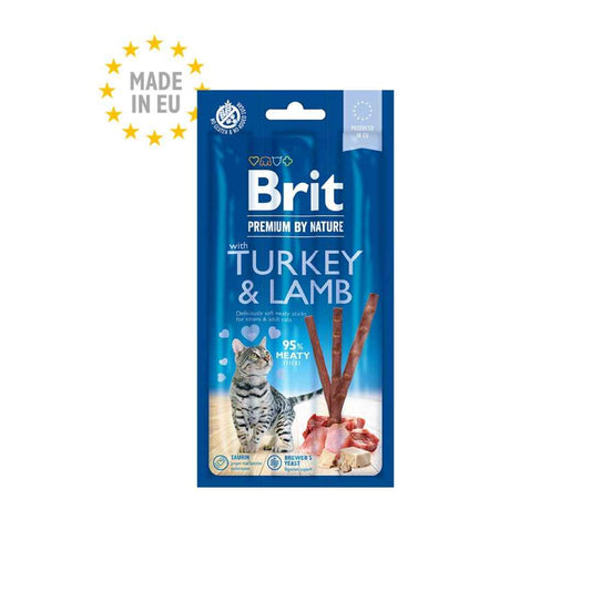 Brit Premium by Nature - with Turkey &amp; Lamb - 3xSticks - 15g