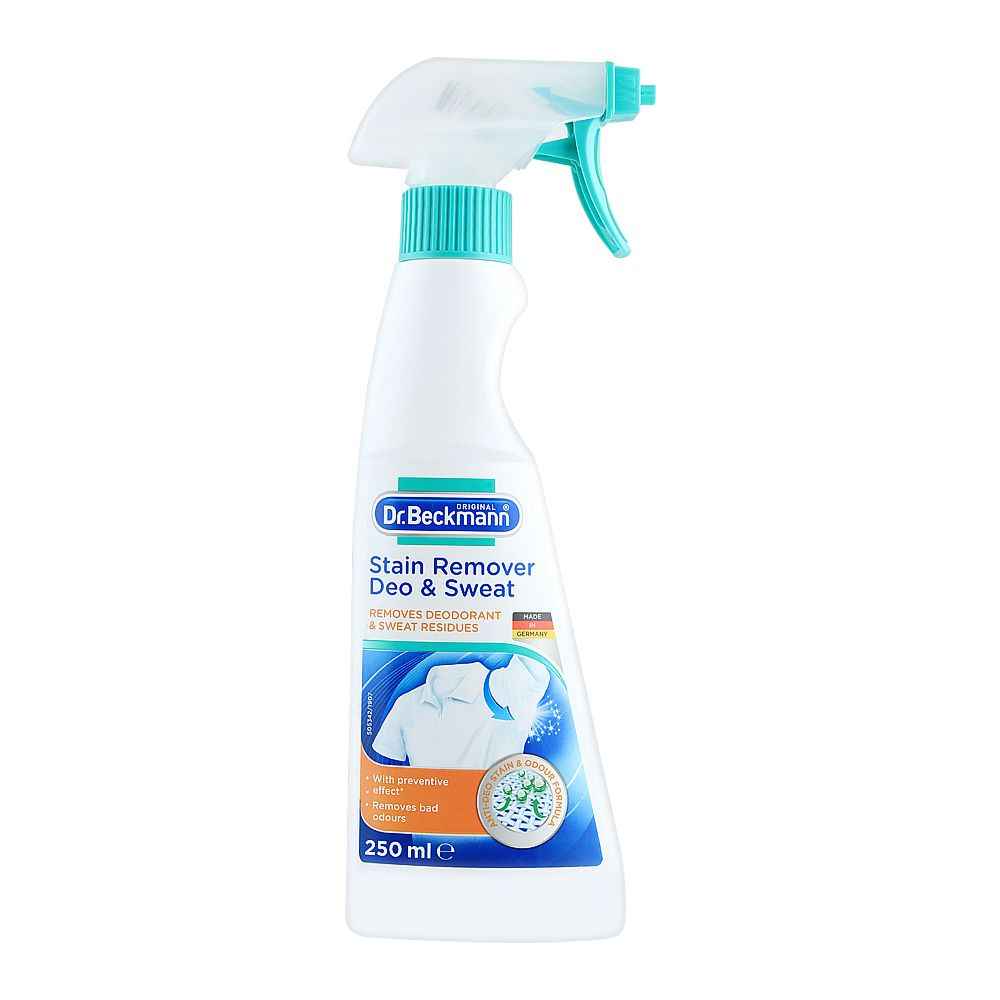 Dr. Beckmann Stain Remover Deo & Sweat – 250ml | Eliminates Deodorant & Sweat Stains