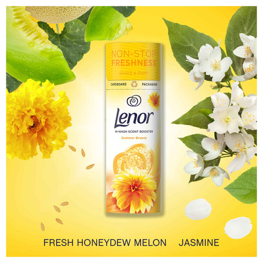 Lenor In-Wash Scent Booster Beads – Summer Breeze 176g | Long-Lasting Fresh Floral Fragrance for Laundry