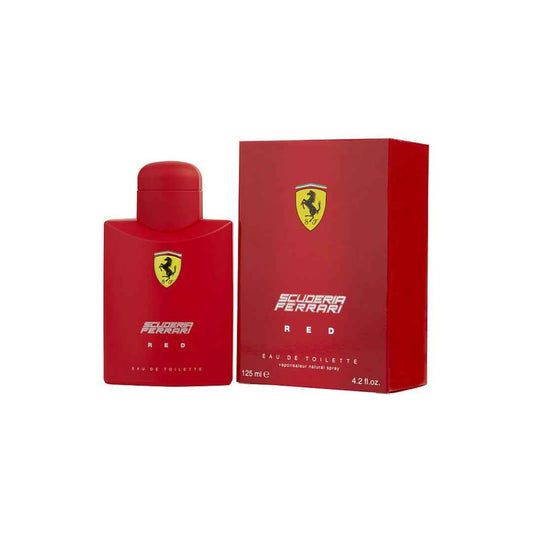 Ferrari Scuderia Red Men EDT 125 ml – Energizing Citrus & Woody Aromatic Fragrance