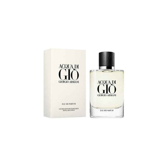 Giorgio Armani Acqua di Giò Eau de Parfum 125 ml – Fresh Woody-Aromatic Refillable Cologne for Men