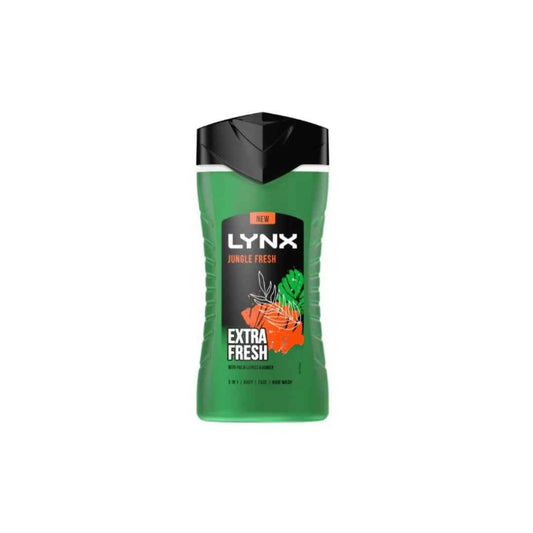 LYNX Jungle Fresh Palm Leaves Body Wash 225ml – Refreshing and Revitalizing Cleanse
