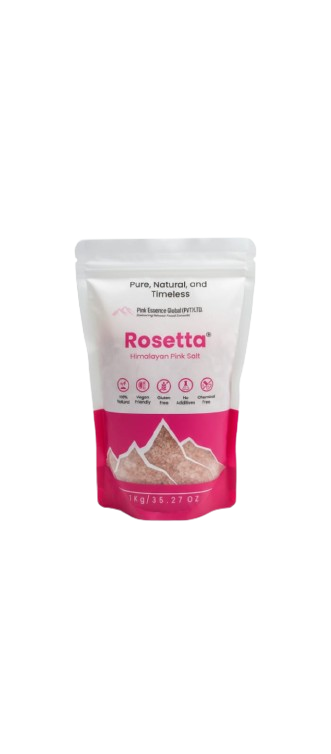 Rosetta Himalayan Pink Salt – Natural Crushed Form (1kg)