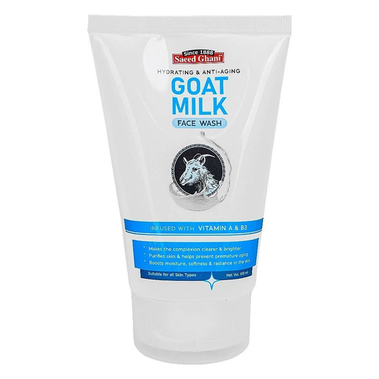 Saeed Ghani Goat Milk Face Wash – Gentle Cleansing & Hydration | Natural Skincare for Radiant Skin